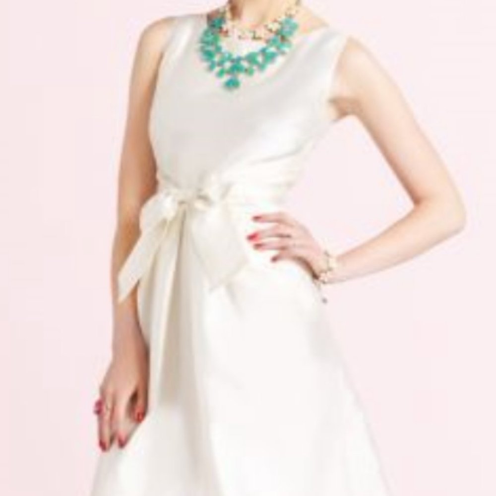 Kate Spade offwhite wedding belles dress - small stain